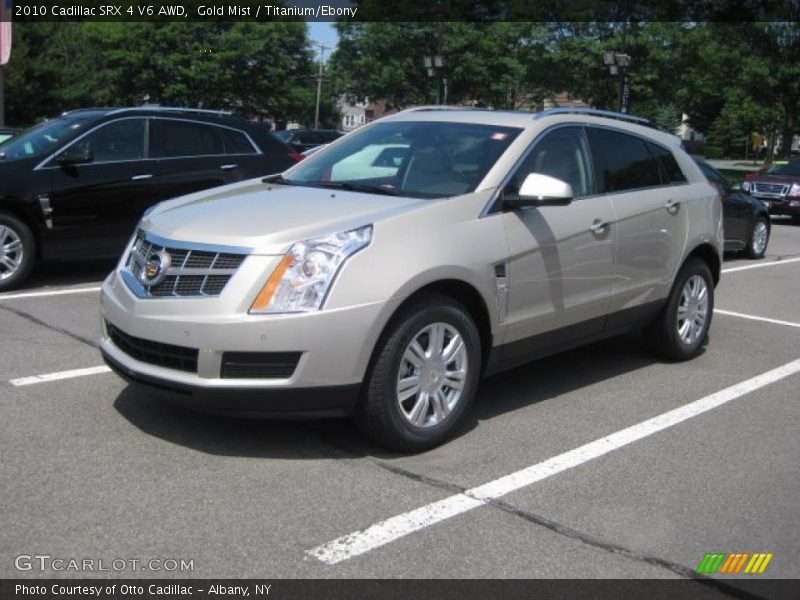 Gold Mist / Titanium/Ebony 2010 Cadillac SRX 4 V6 AWD