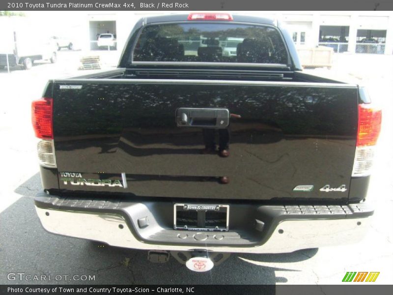 Black / Red Rock 2010 Toyota Tundra Platinum CrewMax 4x4