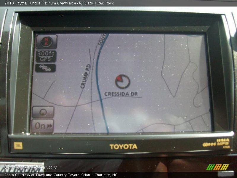 Black / Red Rock 2010 Toyota Tundra Platinum CrewMax 4x4