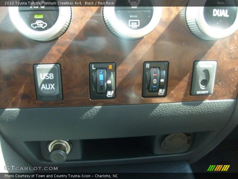 Black / Red Rock 2010 Toyota Tundra Platinum CrewMax 4x4