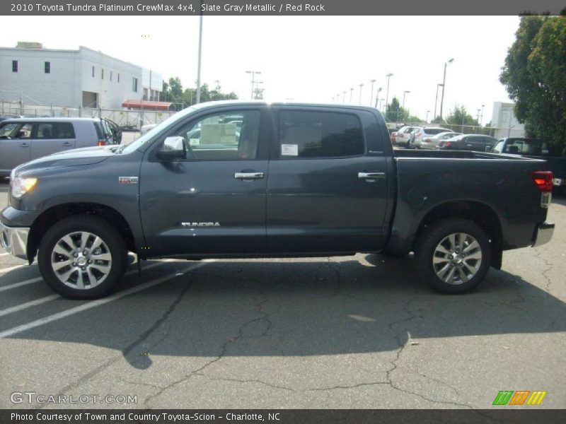 Slate Gray Metallic / Red Rock 2010 Toyota Tundra Platinum CrewMax 4x4