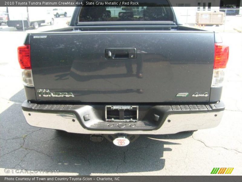 Slate Gray Metallic / Red Rock 2010 Toyota Tundra Platinum CrewMax 4x4