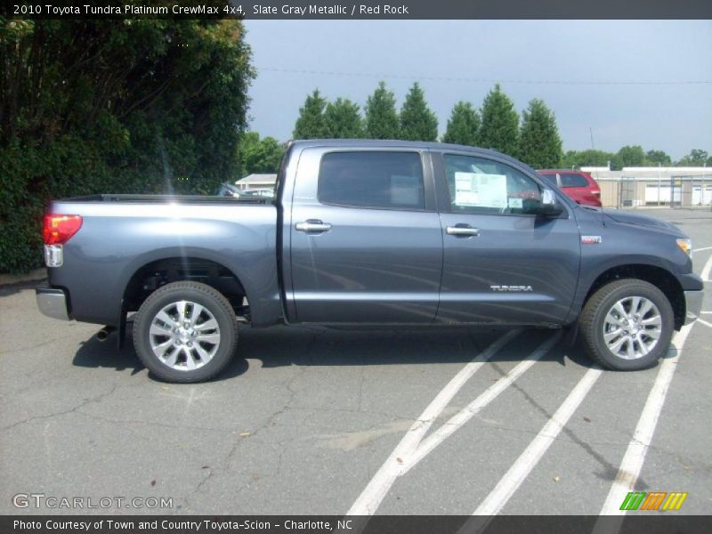 Slate Gray Metallic / Red Rock 2010 Toyota Tundra Platinum CrewMax 4x4