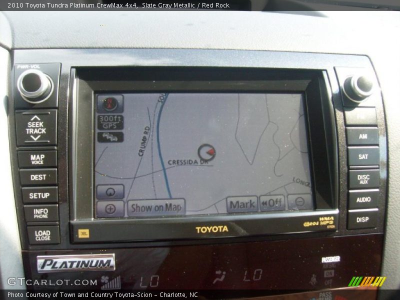 Slate Gray Metallic / Red Rock 2010 Toyota Tundra Platinum CrewMax 4x4