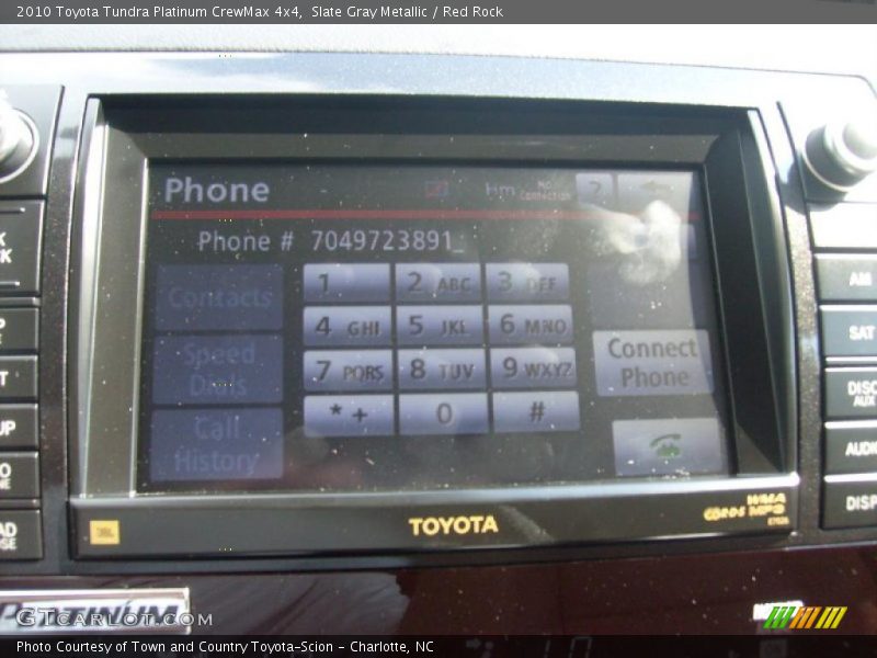 Slate Gray Metallic / Red Rock 2010 Toyota Tundra Platinum CrewMax 4x4