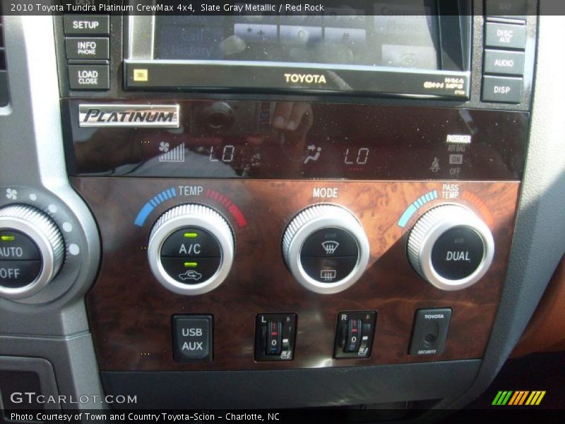 Slate Gray Metallic / Red Rock 2010 Toyota Tundra Platinum CrewMax 4x4