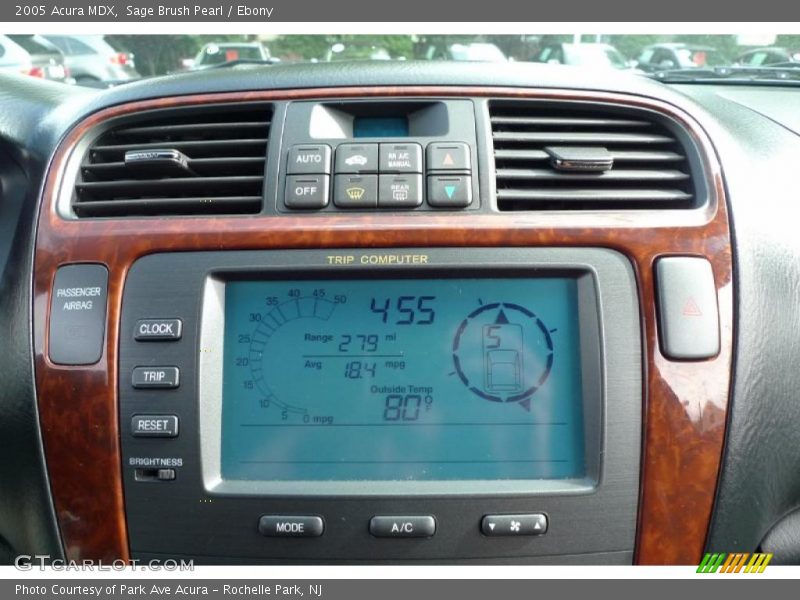 Sage Brush Pearl / Ebony 2005 Acura MDX