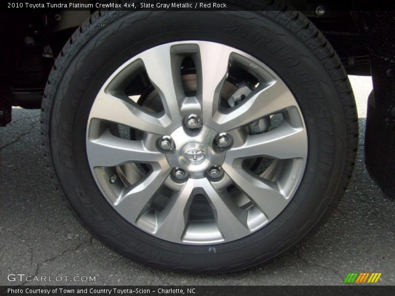 Slate Gray Metallic / Red Rock 2010 Toyota Tundra Platinum CrewMax 4x4