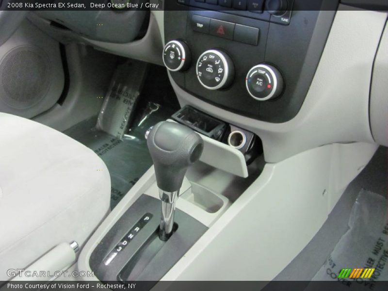 Deep Ocean Blue / Gray 2008 Kia Spectra EX Sedan