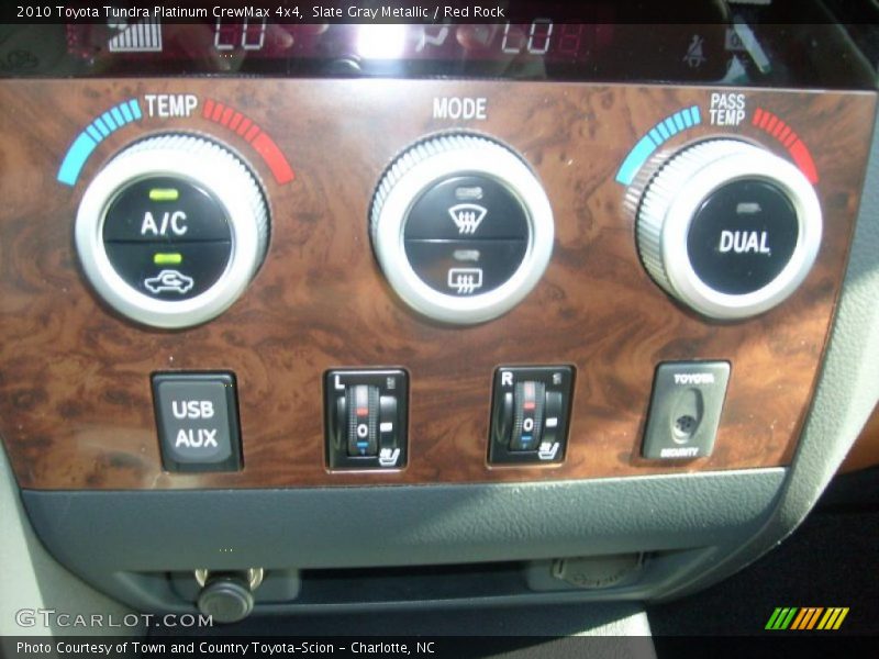 Slate Gray Metallic / Red Rock 2010 Toyota Tundra Platinum CrewMax 4x4