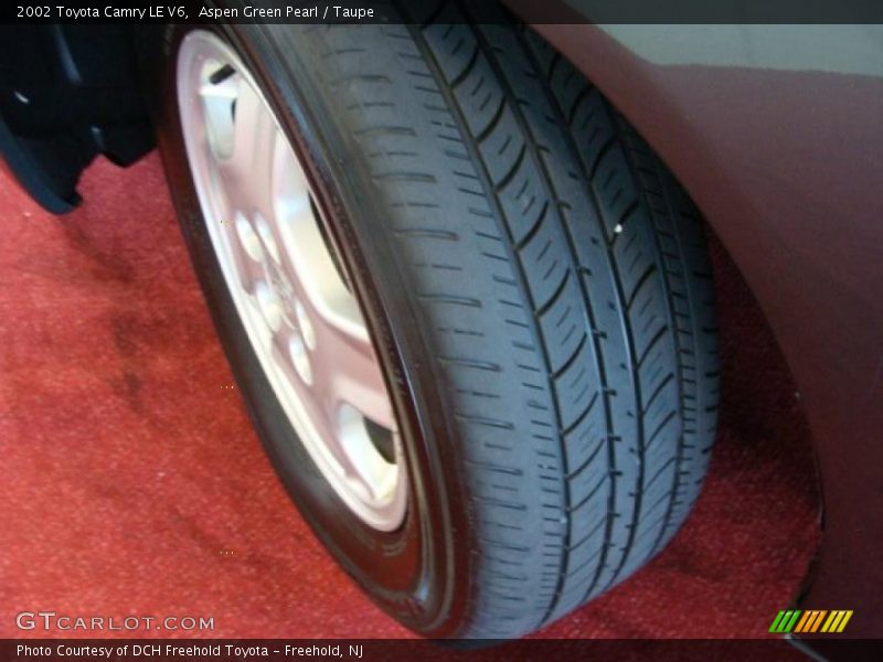 Aspen Green Pearl / Taupe 2002 Toyota Camry LE V6