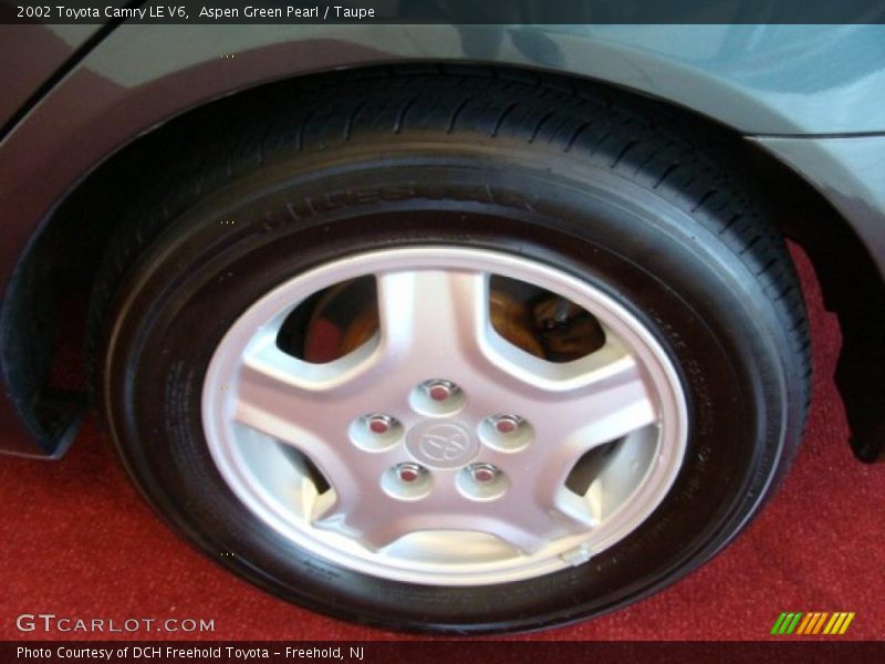 Aspen Green Pearl / Taupe 2002 Toyota Camry LE V6