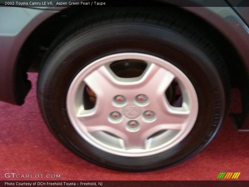 Aspen Green Pearl / Taupe 2002 Toyota Camry LE V6