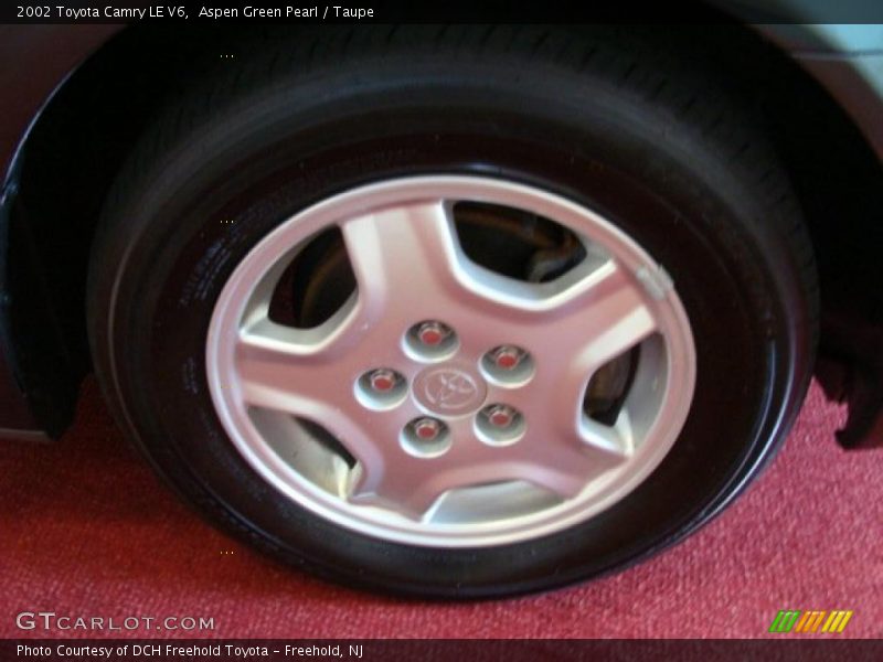 Aspen Green Pearl / Taupe 2002 Toyota Camry LE V6