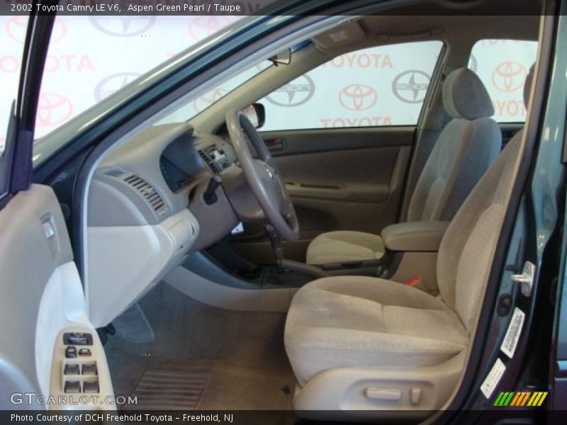 Aspen Green Pearl / Taupe 2002 Toyota Camry LE V6