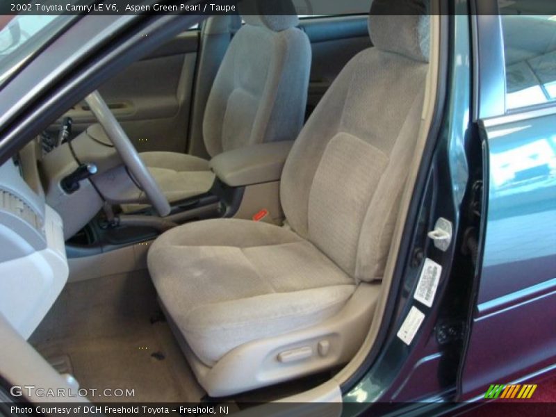 Aspen Green Pearl / Taupe 2002 Toyota Camry LE V6