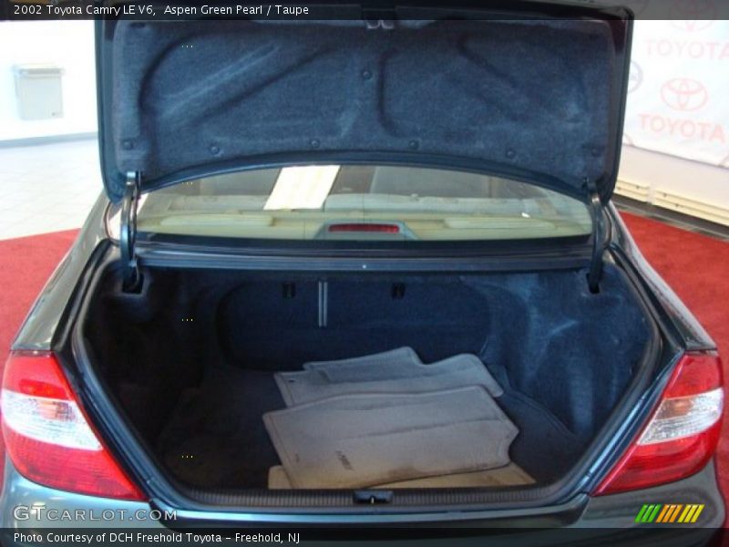 Aspen Green Pearl / Taupe 2002 Toyota Camry LE V6