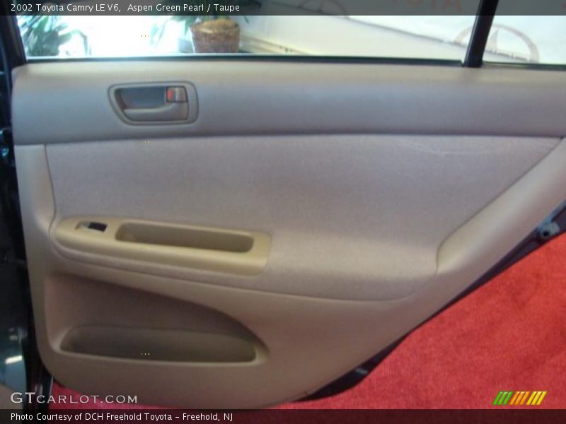 Aspen Green Pearl / Taupe 2002 Toyota Camry LE V6