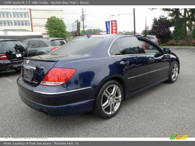 Opulent Blue Pearl / Ebony 2006 Acura RL 3.5 AWD Sedan