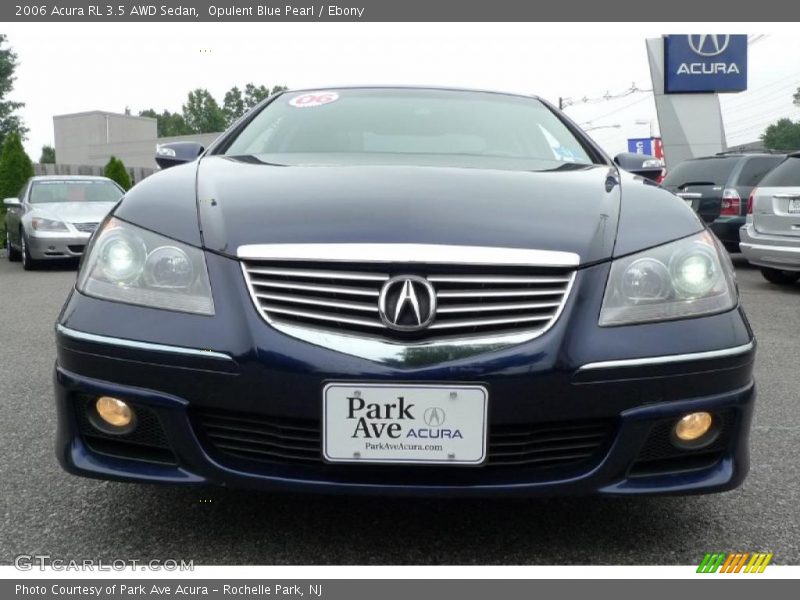 Opulent Blue Pearl / Ebony 2006 Acura RL 3.5 AWD Sedan