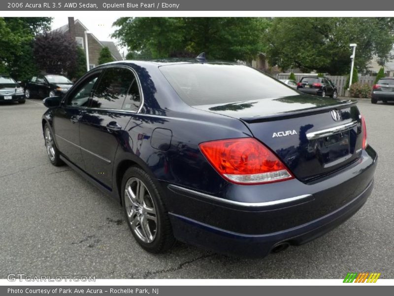 Opulent Blue Pearl / Ebony 2006 Acura RL 3.5 AWD Sedan