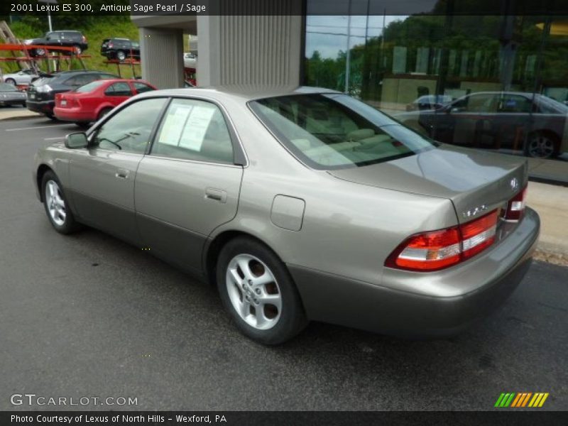 Antique Sage Pearl / Sage 2001 Lexus ES 300