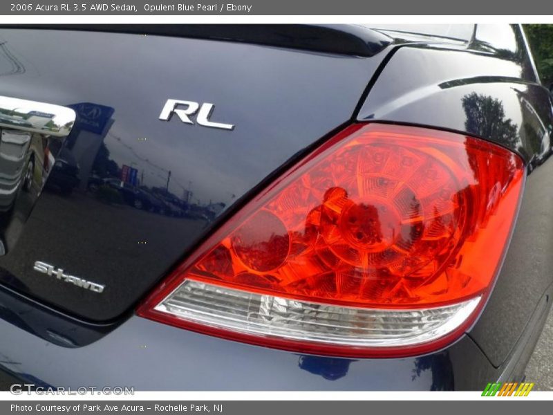 Opulent Blue Pearl / Ebony 2006 Acura RL 3.5 AWD Sedan