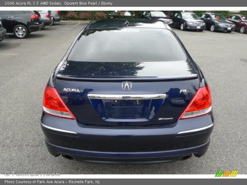 Opulent Blue Pearl / Ebony 2006 Acura RL 3.5 AWD Sedan