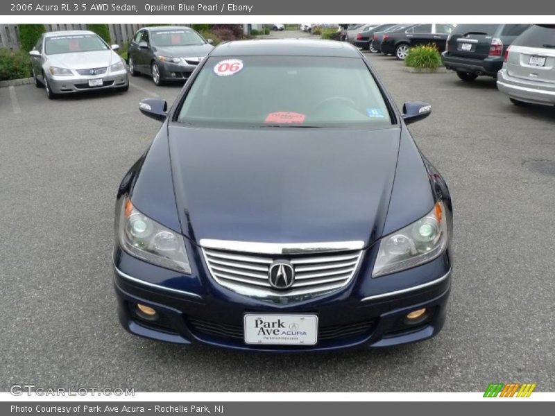 Opulent Blue Pearl / Ebony 2006 Acura RL 3.5 AWD Sedan