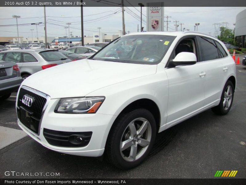 Ibis White / Black 2010 Audi Q5 3.2 quattro