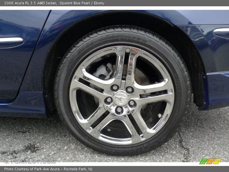 Opulent Blue Pearl / Ebony 2006 Acura RL 3.5 AWD Sedan
