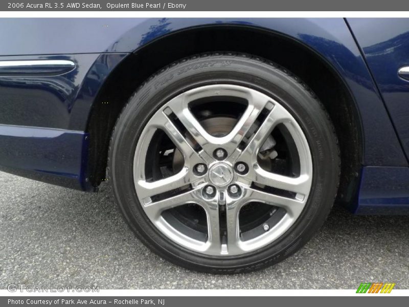 Opulent Blue Pearl / Ebony 2006 Acura RL 3.5 AWD Sedan