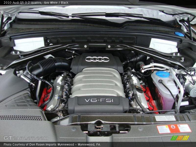 Ibis White / Black 2010 Audi Q5 3.2 quattro