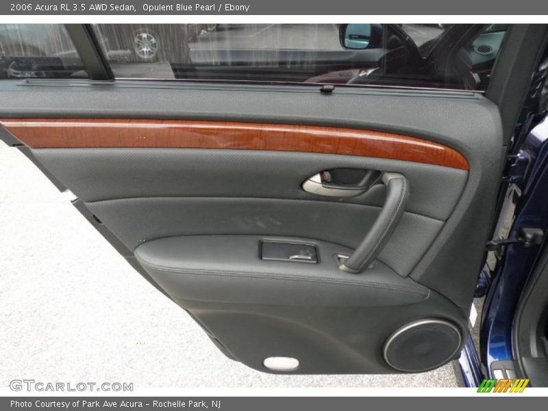 Opulent Blue Pearl / Ebony 2006 Acura RL 3.5 AWD Sedan