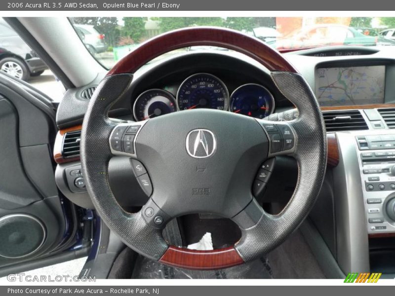 Opulent Blue Pearl / Ebony 2006 Acura RL 3.5 AWD Sedan