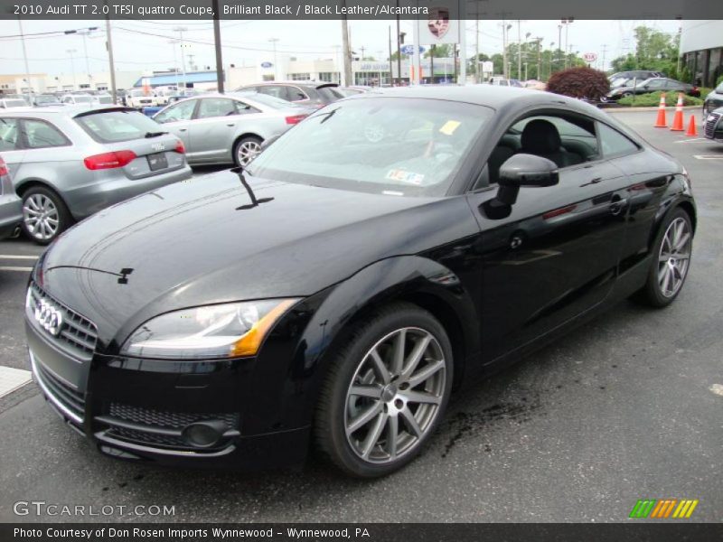 Brilliant Black / Black Leather/Alcantara 2010 Audi TT 2.0 TFSI quattro Coupe