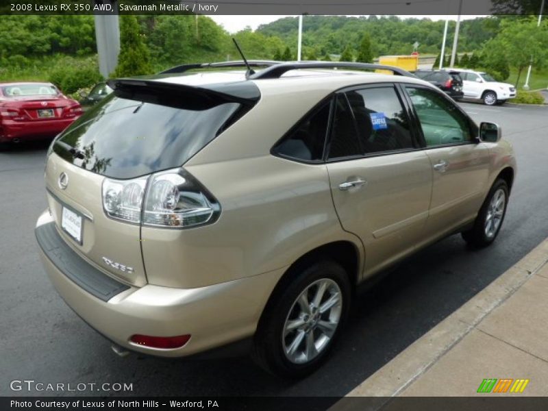 Savannah Metallic / Ivory 2008 Lexus RX 350 AWD