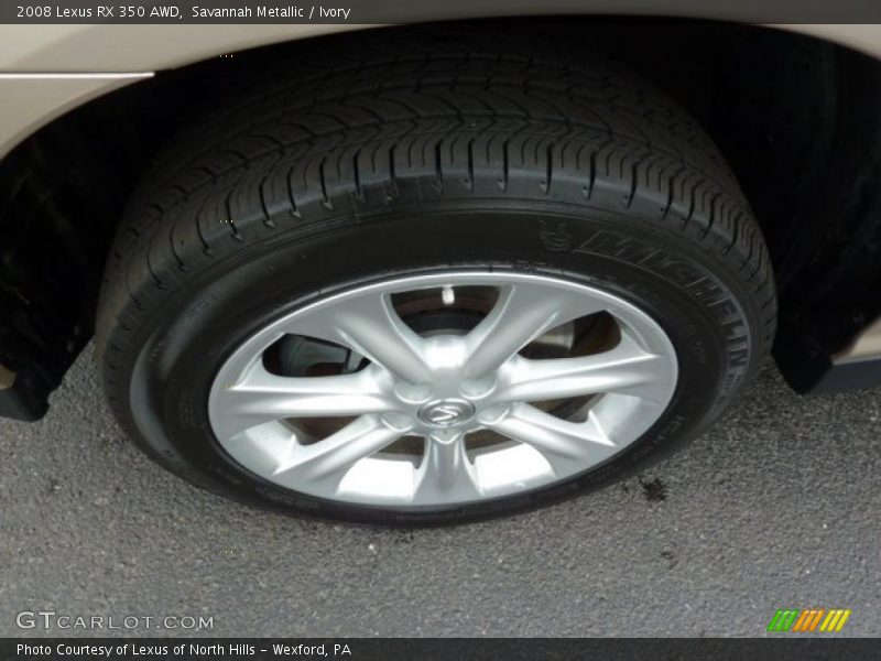 Savannah Metallic / Ivory 2008 Lexus RX 350 AWD