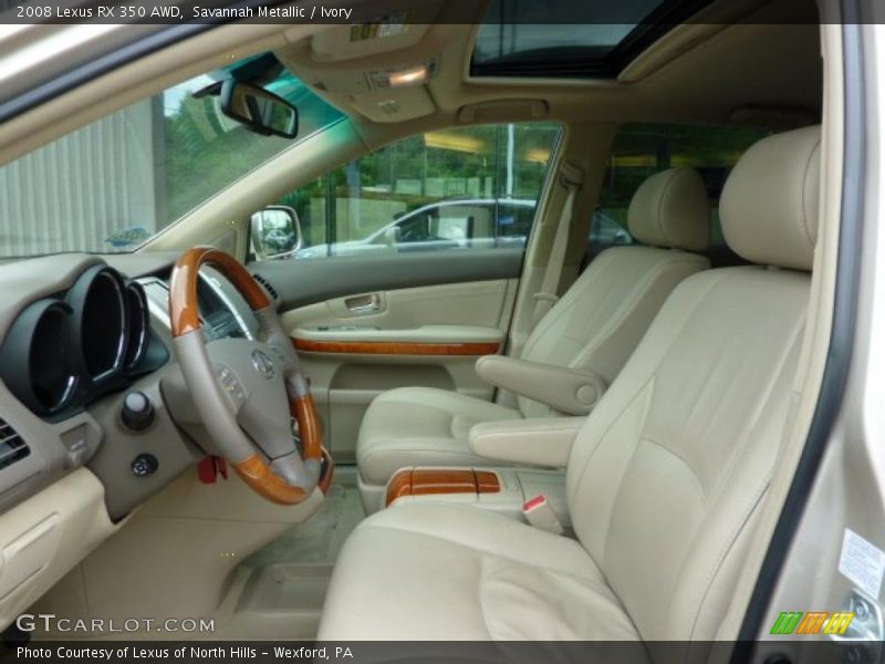 Savannah Metallic / Ivory 2008 Lexus RX 350 AWD