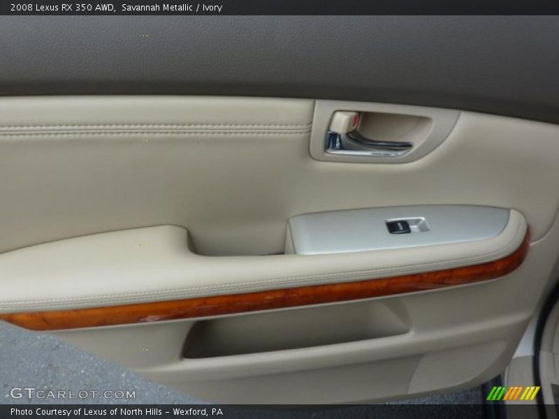 Savannah Metallic / Ivory 2008 Lexus RX 350 AWD