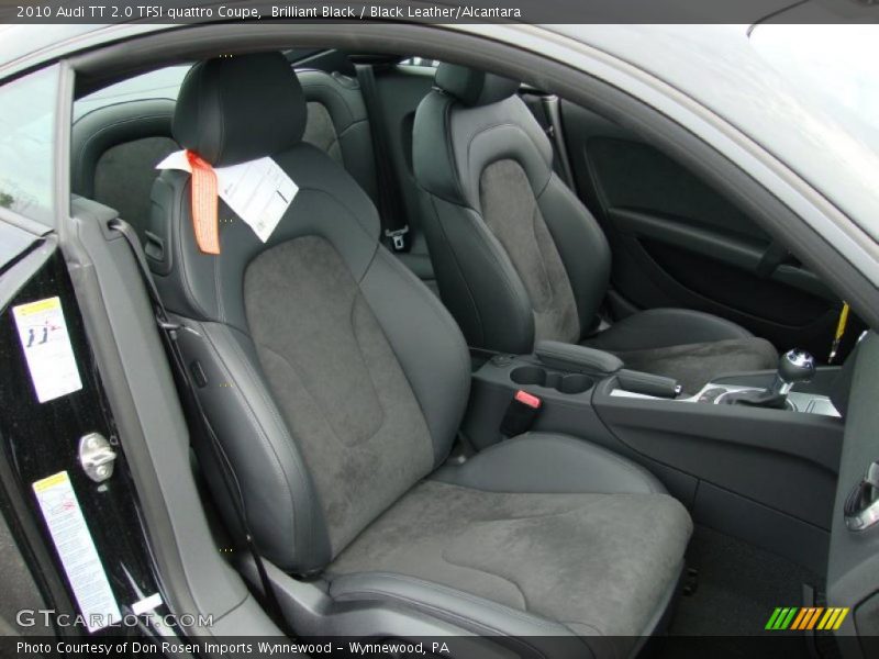 Brilliant Black / Black Leather/Alcantara 2010 Audi TT 2.0 TFSI quattro Coupe