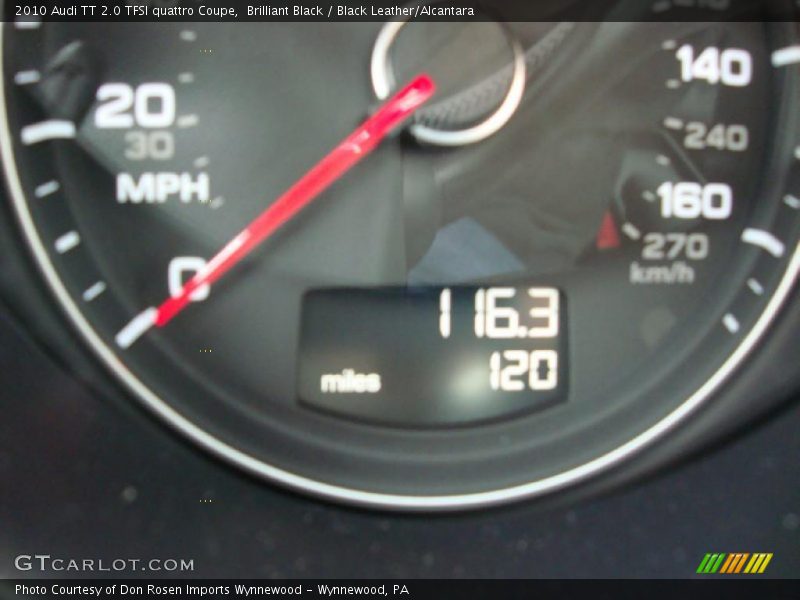 Brilliant Black / Black Leather/Alcantara 2010 Audi TT 2.0 TFSI quattro Coupe