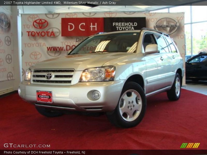 Millenium Silver Metallic / Ash Gray 2007 Toyota Highlander Limited 4WD