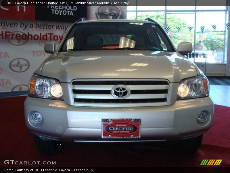 Millenium Silver Metallic / Ash Gray 2007 Toyota Highlander Limited 4WD