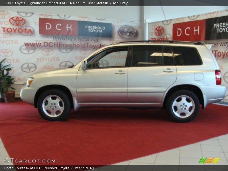 Millenium Silver Metallic / Ash Gray 2007 Toyota Highlander Limited 4WD