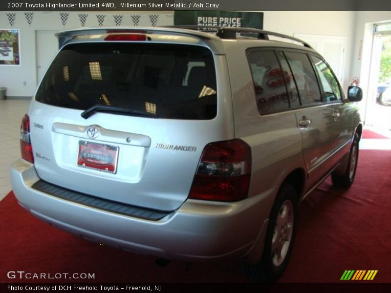 Millenium Silver Metallic / Ash Gray 2007 Toyota Highlander Limited 4WD