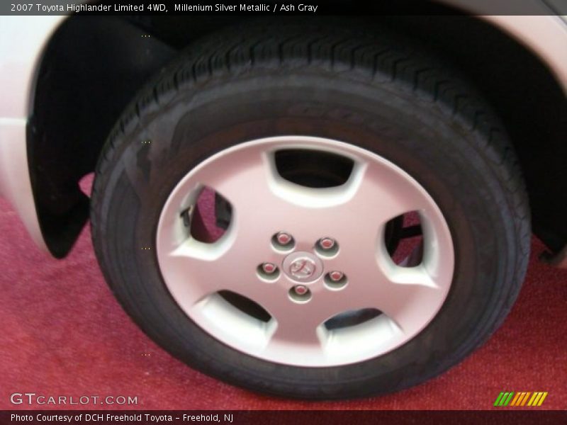 Millenium Silver Metallic / Ash Gray 2007 Toyota Highlander Limited 4WD