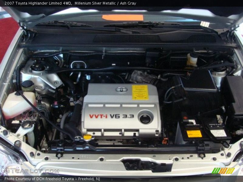 Millenium Silver Metallic / Ash Gray 2007 Toyota Highlander Limited 4WD