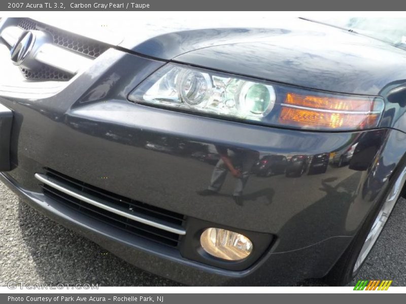 Carbon Gray Pearl / Taupe 2007 Acura TL 3.2