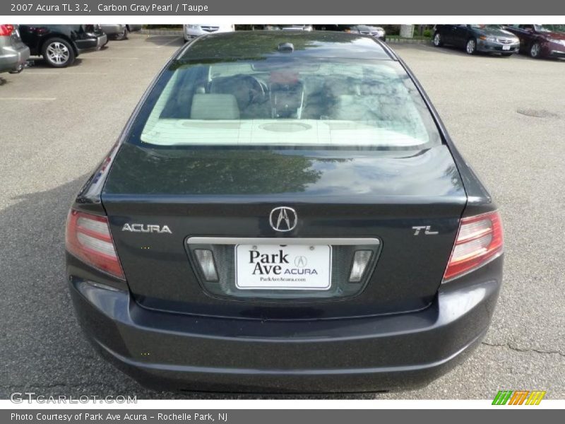 Carbon Gray Pearl / Taupe 2007 Acura TL 3.2
